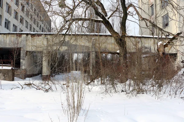 Edificios Abandonados Ciudad Fantasma Pripyat — Foto de Stock