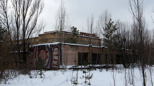 Verlaten Gebouwen Van Spookstad Van Pripyat — Stockfoto