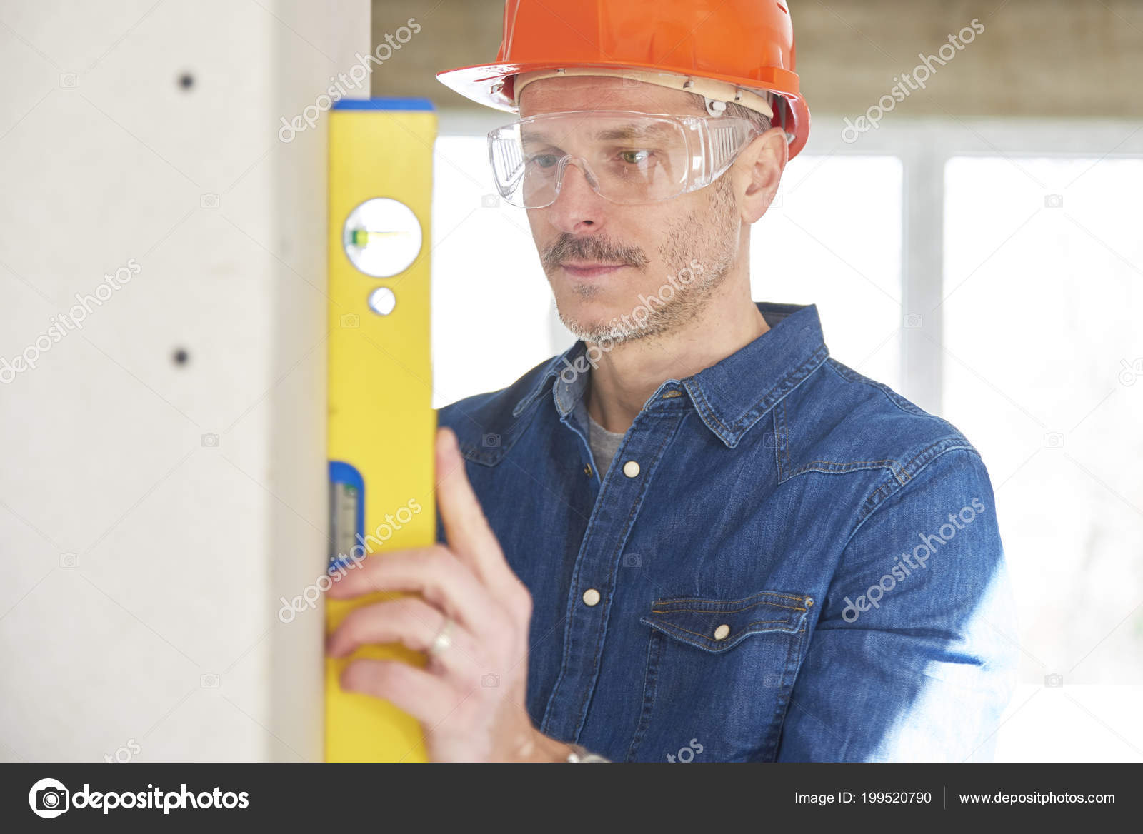 Clsoe Handyman Using Spirit Level While Working Construction Site Stock Photo Image By C Sepy Clsoe Handyman Using Spirit Level While Working Construction Site Stock Photo Image By C Sepy