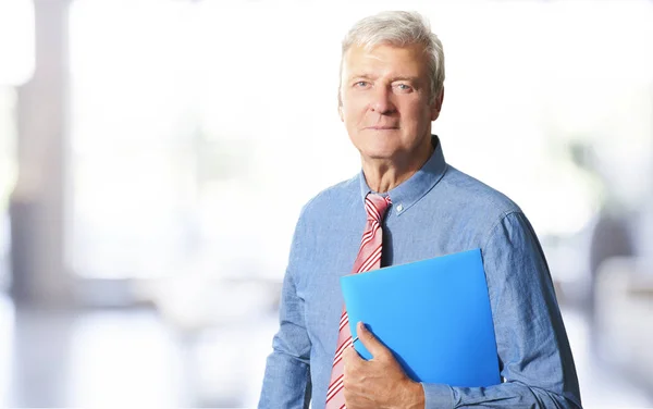 Velho empresário retrato — Fotografia de Stock