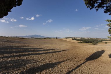 Val d 'Orcia, Siena, Toskana, Italya.