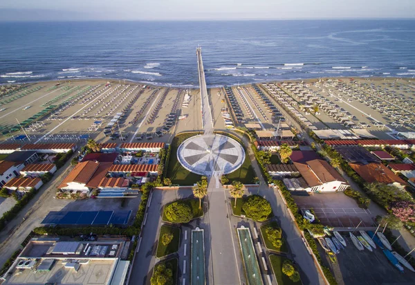 Vista Aérea Forte Dei Marmi Versilia Toscana Italia — Foto de Stock