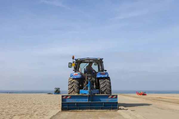 Forte Dei Marmi Toscana Primavera Salva Vidas Preparam Praia Equipamentos — Fotografia de Stock