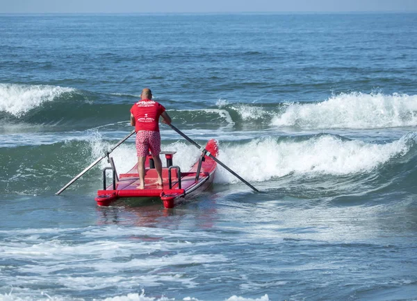 Forte Dei Marmi Toscana Socorrista Bote Rescate — Foto de Stock