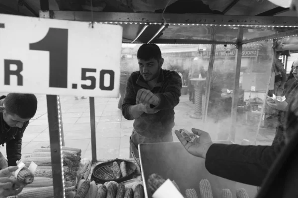 Vendedores Callejeros Estambul Turquía — Foto de Stock