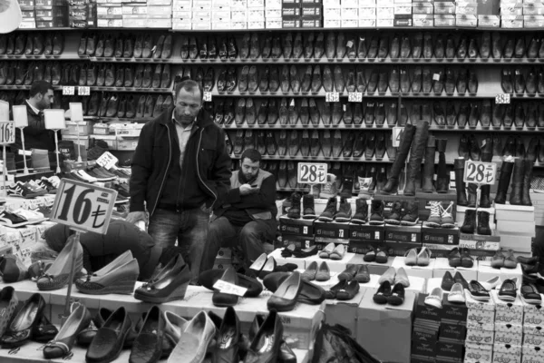 Loja Sapatos Istambul Turquia — Fotografia de Stock