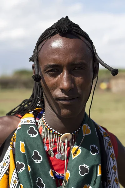 肯尼亚塔莱克的马赛部落 — 图库照片