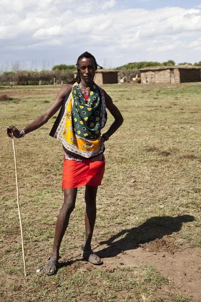 Tribo Masai Quênia — Fotografia de Stock