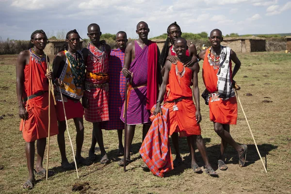 Kmen Masai Talku Keňa — Stock fotografie