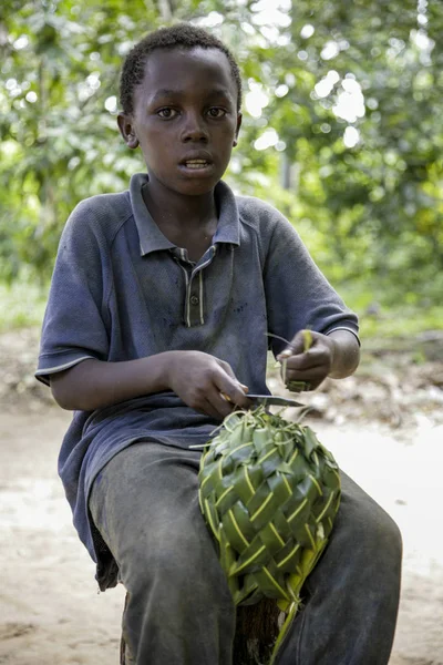 Boys Zanzibar Tanzania — Stock Photo, Image