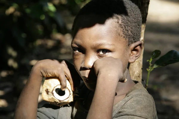 坦桑尼亚桑给巴尔的男孩 — 图库照片