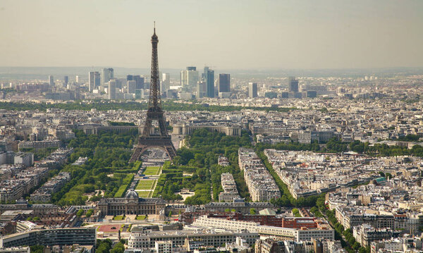 Landscape of Paris from Above