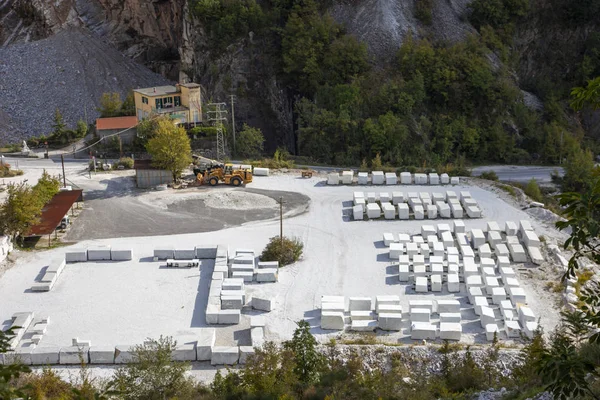 Carrara Itália Pedreiras Depósitos Mármore — Fotografia de Stock