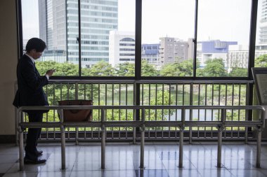 Uno scorcio di Odaiba, la grande isola suni nella baia di Tokyo.
