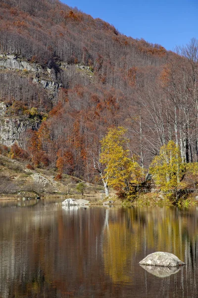 Lago Santo Στο Autunno Appenino Tosco Emiliano — Φωτογραφία Αρχείου