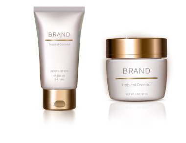 Tasarım öğesi ile organik kozmetik