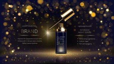 Gece yoğun canlandırıcı yüz serumu