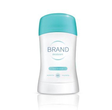 Vektör gerçekçi kuru sopa deodorant