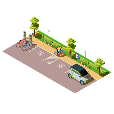 Bisiklet, elektrikli araba ve engelli sürücü