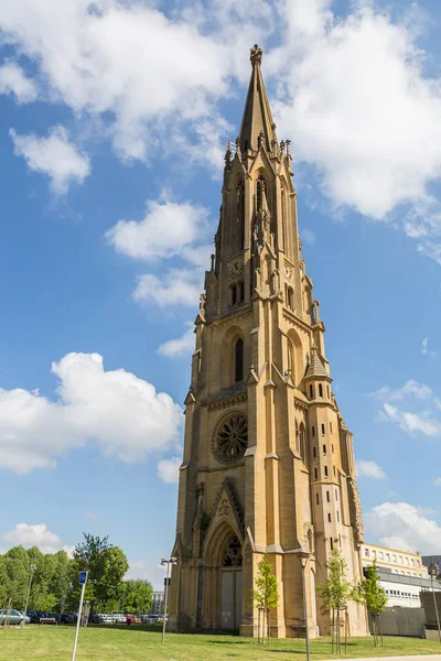 Věž Kostela Garrison Metz Francii Moselle — Stock fotografie