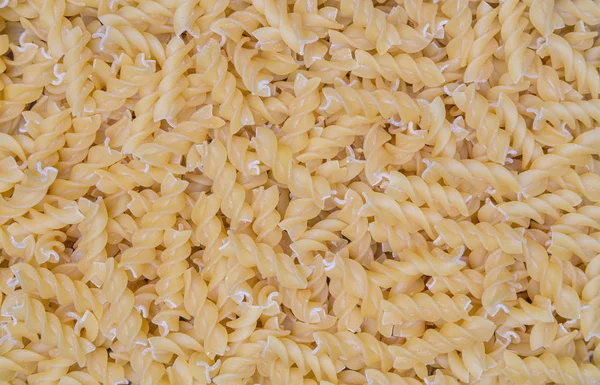 Fusilli Pasta Texture Background — Stock Photo, Image