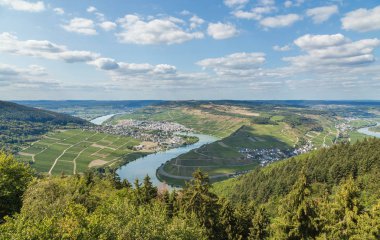 Moselle Almanya'da Fuenfseenblick.