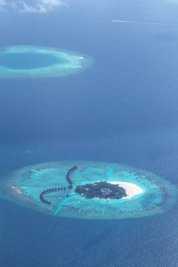 Atol Adası Maldivler hava.