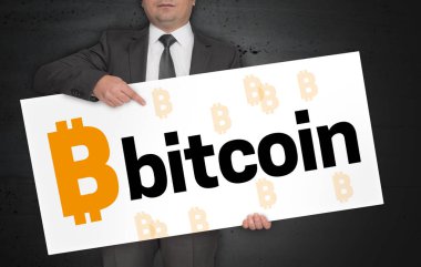 Bitcoin poster işadamı tarafından düzenlenmektedir.