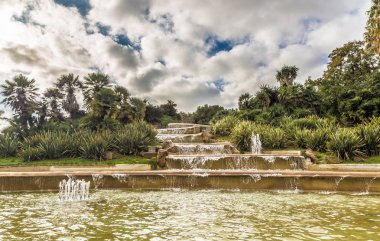 Jardines del Mirador Barselona İspanya Avrupa