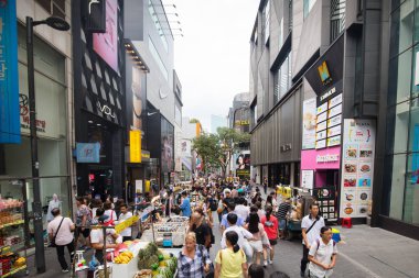 Myeong-dong Seul Güney Kore