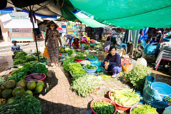 Puesto de Mercado Cai Be — Foto de Stock