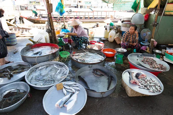 Puesto de Mercado Cai Be — Foto de Stock