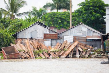 Mekong Delta evleri Vietnam