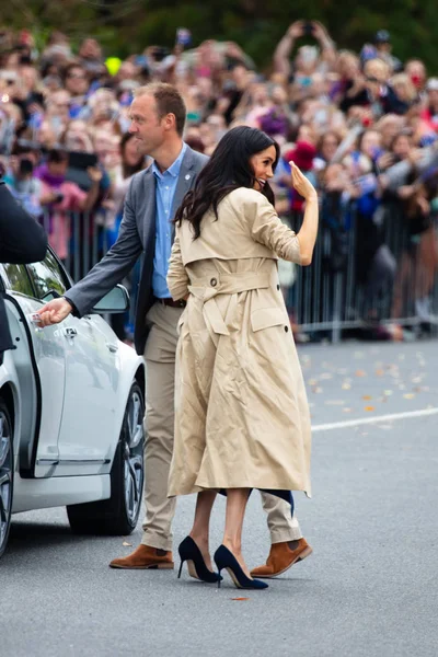 ทัวร์ดุ๊กและดัชเชสของ Sussex ทัวร์ออสเตรเลีย วันที่ 3 — ภาพถ่ายสต็อก