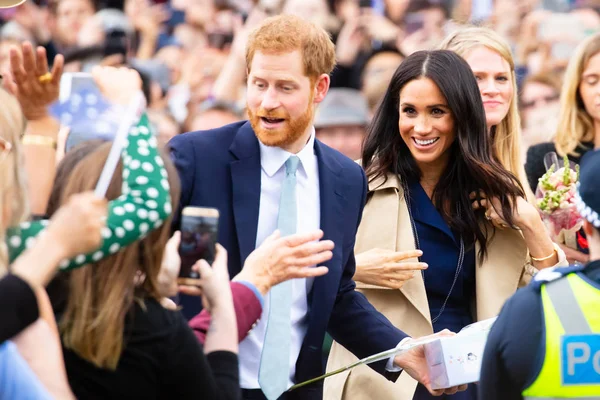 The Duke and Duchess of Sussex Australian Tour - Day 3 — Stock Photo, Image