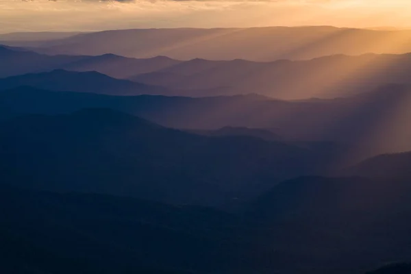 Mt Буллер захід сонця — стокове фото
