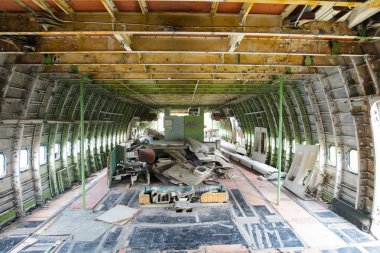 Bangkok Tayland 'da Derelict Aircraft