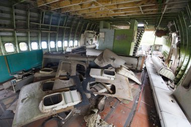 Bangkok Tayland 'da Derelict Aircraft