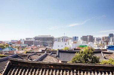 Güney Kore 'deki Bukchon Hanok Köyü