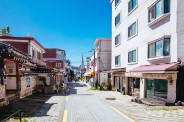 Güney Kore 'deki Bukchon Hanok Köyü