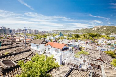 Güney Kore 'deki Bukchon Hanok Köyü