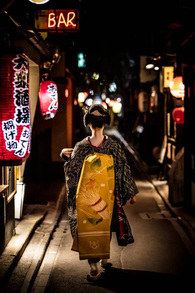 Geisha in Kyoto Japan — Stockfoto