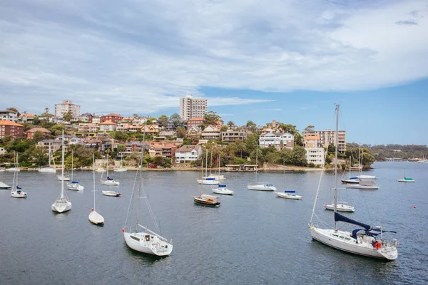 Sydney Harbour View e edifícios residenciais — Fotografia de Stock