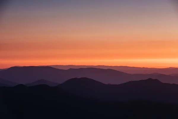 Vista por do sol de MT buller — Fotografia de Stock