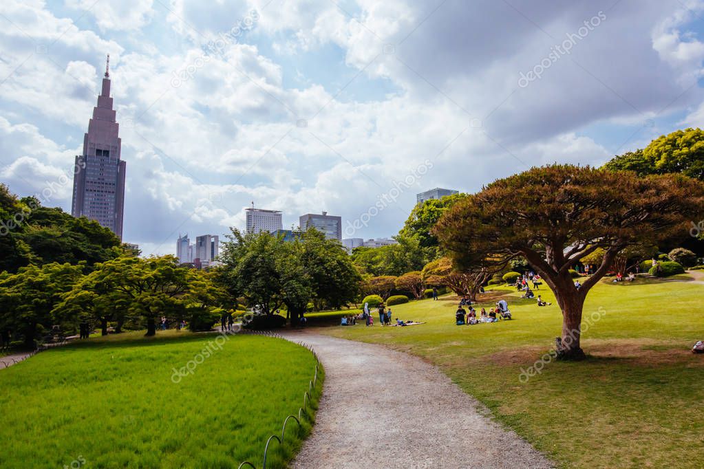 Shinjuku Gyoen National Garden in Tokyo