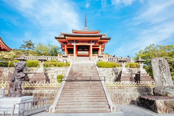 Templo Kiyomizu-dera Kyoto Japão — Fotografia de Stock