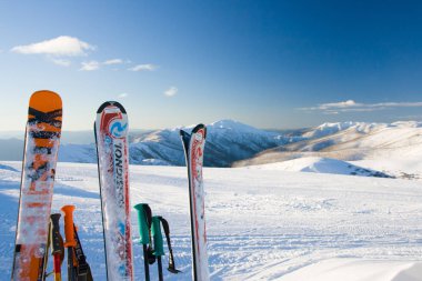 Kış aylarında Mt Hotham Manzara
