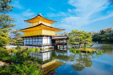 Kinkakuji Temple or The Golden Pavilion in Kyoto, Japan