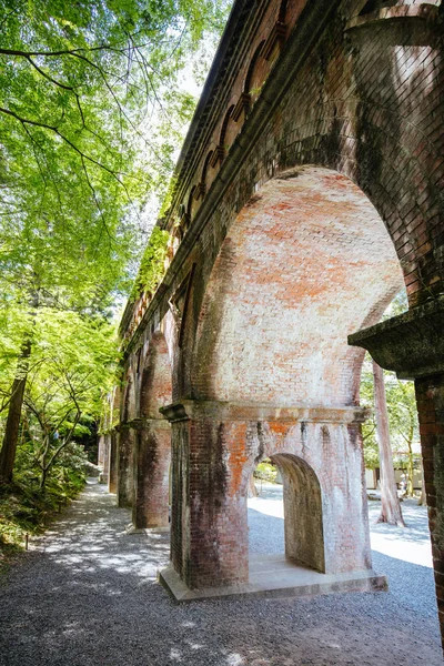 Historic Nanzenji Temple Aqueduct in Kyoto Japan — Stock Photo, Image