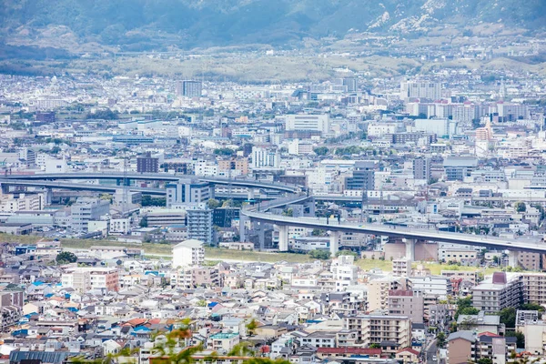 Vista sobre Kyoto do Santuário de Fushimi Inari — Fotografia de Stock